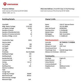 Preview of the 1114 Avenue of the Americas property report